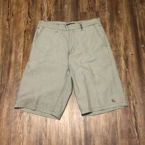 Gotcha Shorts Men's 30 Golf Casual Houndstooth Outdoor Casual Flat Front - Picture 1 of 8